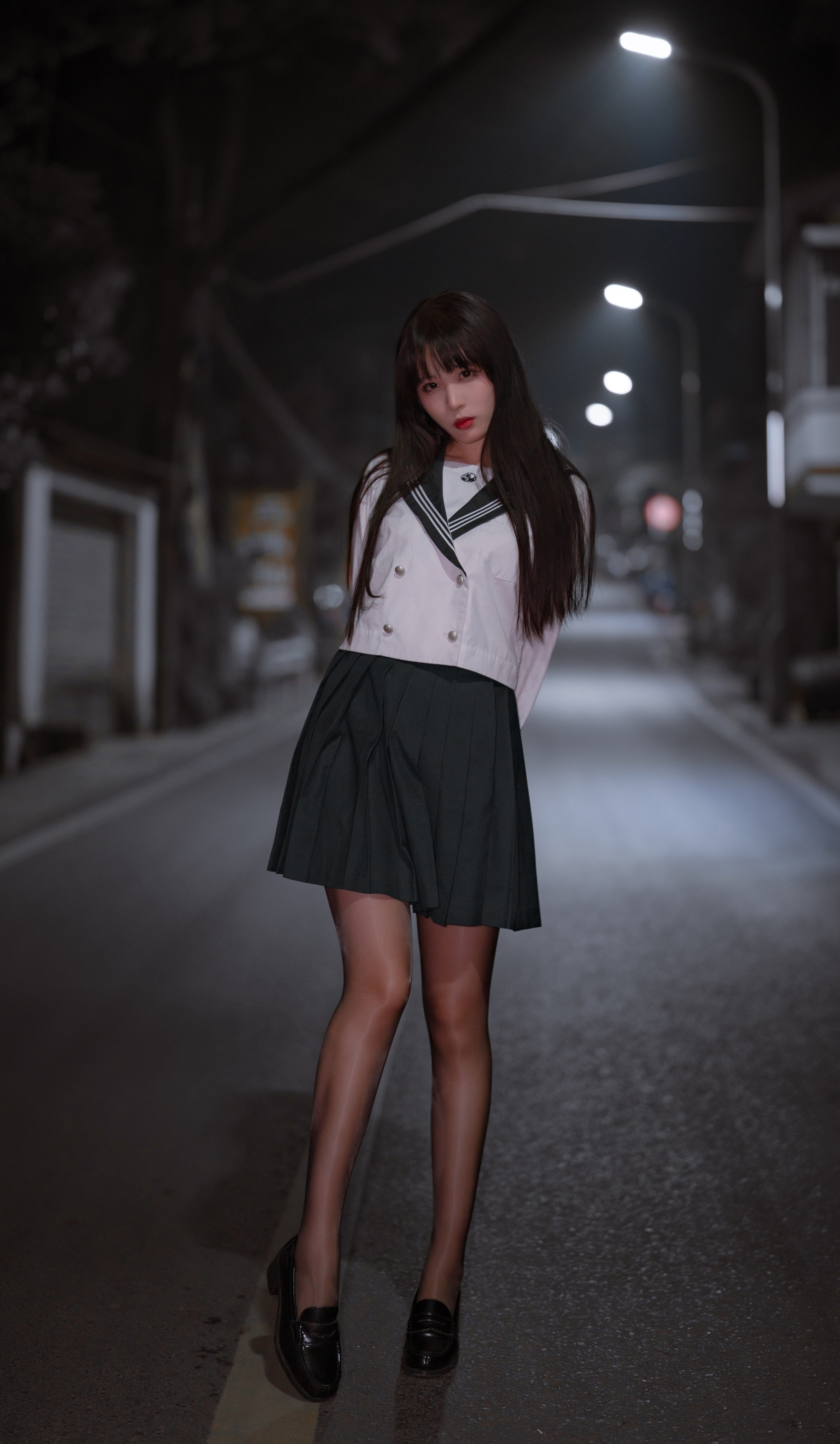 轩萧学姐 - NO.040 公路JK[60P]-XikXak